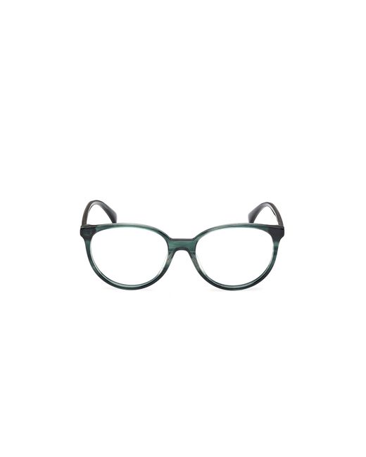 Max Mara Black Mm5084 098 Optical Frames Acetate Round Normal