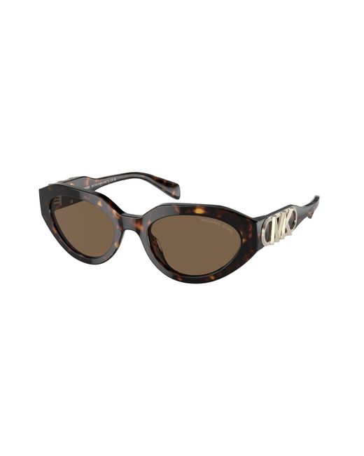 Michael Kors Black Mk2192 Empire Oval 328873 Sunglasses Acetate Round Normal