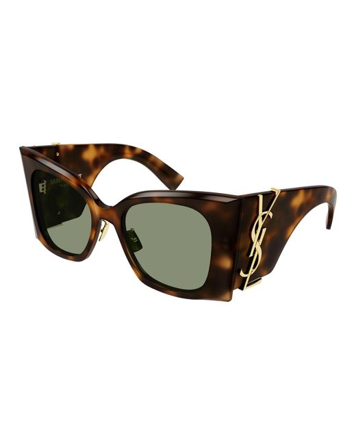 Saint Laurent Black Sl M119/F Blaze 002 Sunglasses Acetate Cat Eye Normal