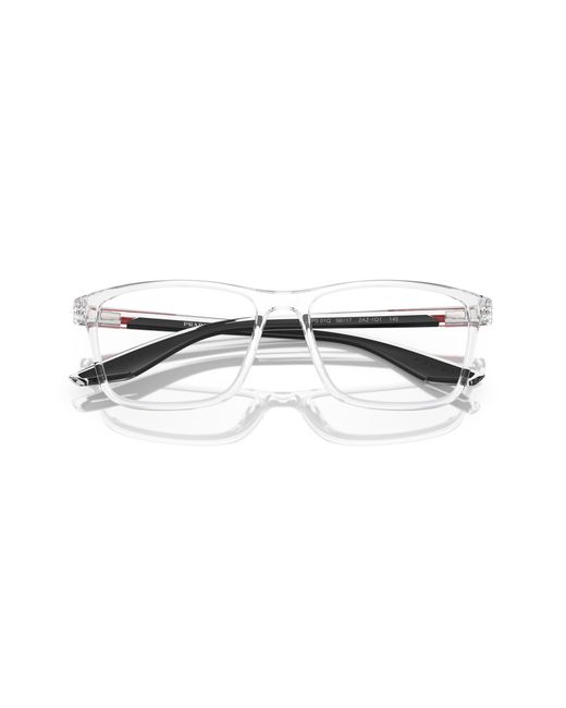 Prada Linea Rossa Black Ps 01Qv 2Az1O1 Optical Frames Nylon Pillow Normal for men