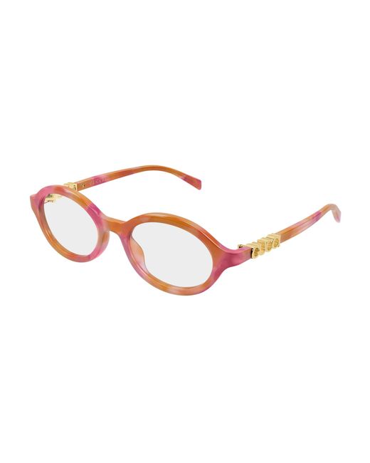 Gucci Black Gg2153O 004 Optical Frames Acetate Transparent Round