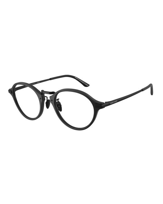 Giorgio Armani Black Ar7287 5009 Optical Frames Acetate Transparent Pantos Normal for men