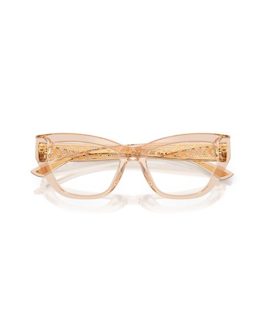 Dolce & Gabbana Black Dg3412 3432 Optical Frames Acetate Transparent Cat Eye Normal