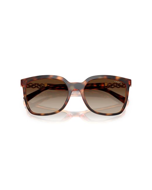 Vogue Eyewear Black Vo5633Sb W65613 Sunglasses Nylon Squared Normal Shaded