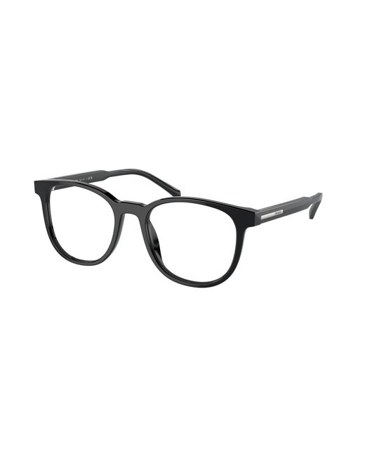 Prada Black Pr A15V 08Q1O1 Optical Frames Acetate Transparent Pantos Normal for men