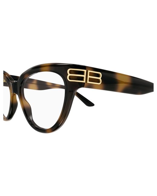 Balenciaga Black Bb0436O 003 Optical Frames Acetate Transparent Cat Eye