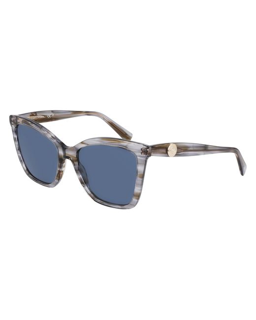 Longchamp Black Lo742S 036 Sunglasses Acetate Cat Eye Normal Normal