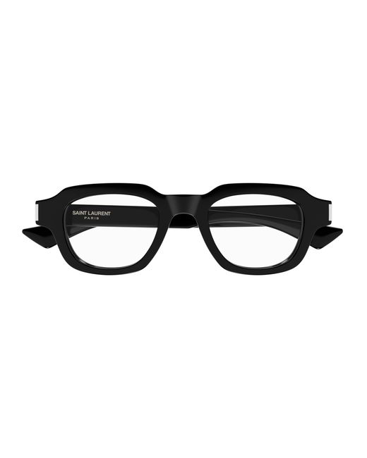Saint Laurent Black Sl 791 Opt 001 Optical Frames Acetate Transparent Squared