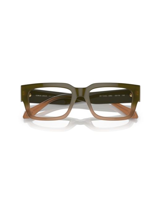 Giorgio Armani Black Ar7243U 5982 Optical Frames Acetate Squared Normal for men