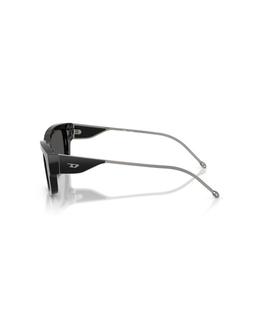 DIESEL Black Dl2002Mu 701/87 Sunglasses Acetate Squared Normal