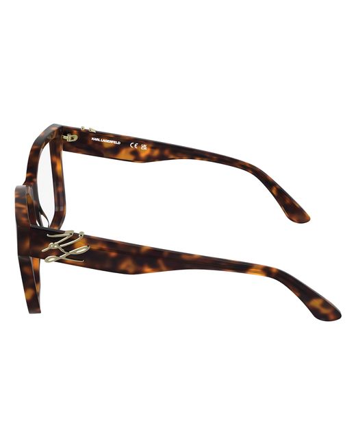 Karl Lagerfeld Black Kl6215 240 Optical Frames Acetate Squared Normal