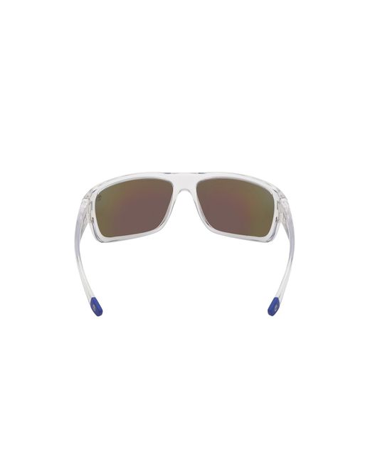 Timberland Blue Tb00067 26D Sunglasses Injected Smoke Squared Polarized for men