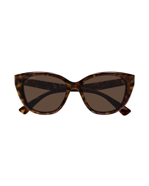 Gucci Black Gg1588S 002 Sunglasses Acetate Cat Eye