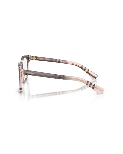 Burberry Black Be2455 4220 Optical Frames Acetate Transparent Squared Normal