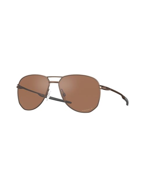 Oakley Black Oo4147 Contrail 414706 Sunglasses Metal Round Polarized Prizm for men