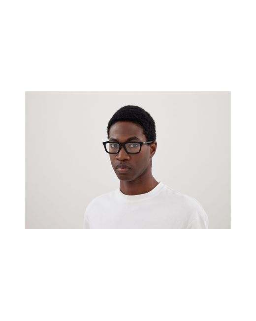 Gucci Black Gg1947O 001 Optical Frames Acetate Transparent Squared for men