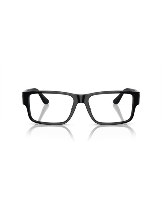 Versace Black Ve3342 Gb1 Optical Frames Acetate Transparent Squared Normal for men