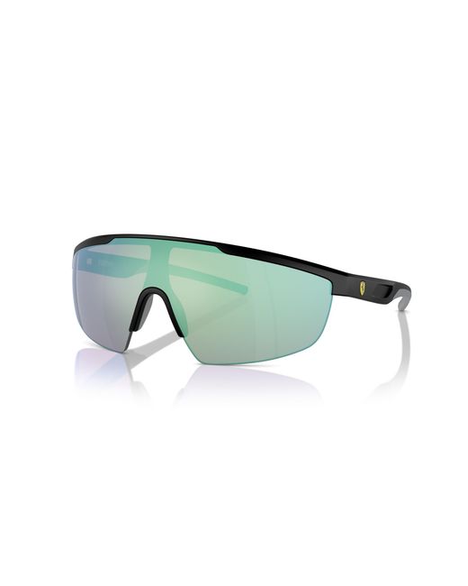 FERRARI SCUDERIA Green Fz6005U 504/7V Sunglasses Injected Squared Normal Mirror
