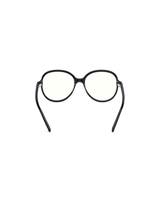 Tom Ford Black Ft6090-B 001 Optical Frames Acetate Round Normal