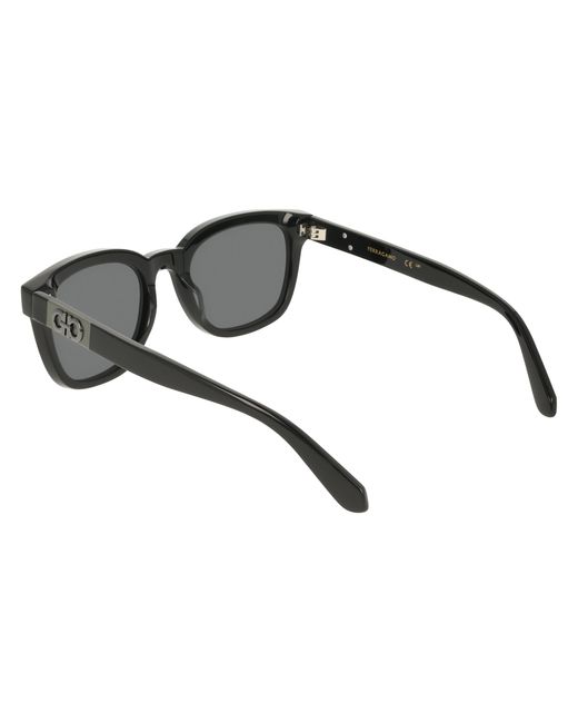 Ferragamo Black Sf2107S 001 Sunglasses Acetate Squared Normal for men