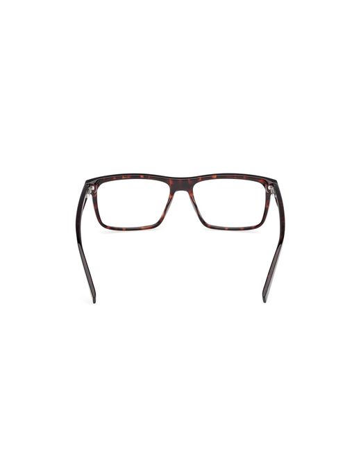 Timberland Black Tb50076 052 Optical Frames Injected Squared Normal for men