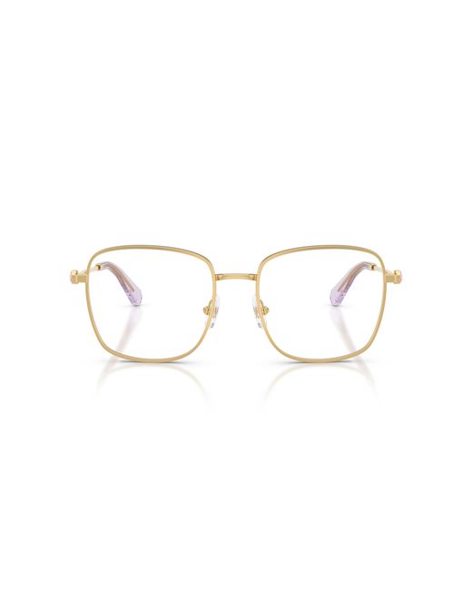Swarovski Black Sk1036 4036 Optical Frames Metal Transparent Squared Normal