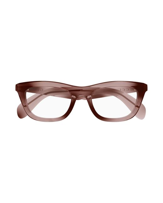 Gucci Black Gg1932O 002 Optical Frames Injected Transparent Cat Eye