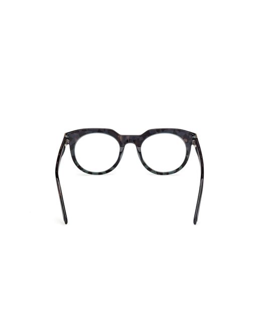 Guess Black Gu50241 098 Optical Frames Acetate Round Normal for men