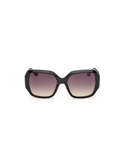 Guess Black Gu00283 01B Sunglasses Injected Smoke Squared Normal