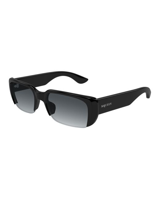 McQueen Black Am0532S 001 Sunglasses Acetate Squared