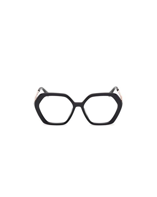 Guess Black Gu50317 001 Optical Frames Acetate Geometric Normal
