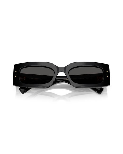 Dolce & Gabbana Black Dg4479 501/87 Sunglasses Acetate Squared Normal