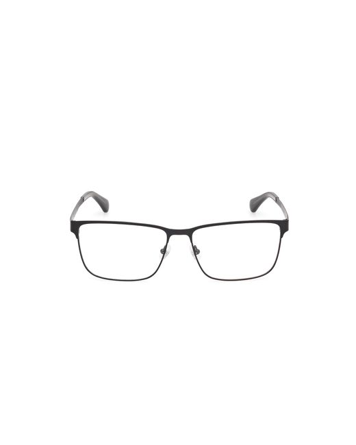 Timberland Black Tb50089 007 Optical Frames Metal Squared Normal for men
