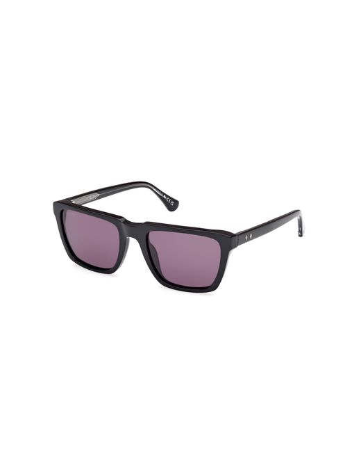 Web Black We0379 05A Sunglasses Acetate Smoke Squared Normal for men