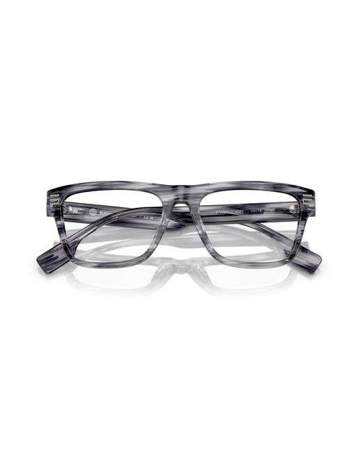 Burberry Black Be2387 4097 Optical Frames Acetate Transparent Squared Normal for men