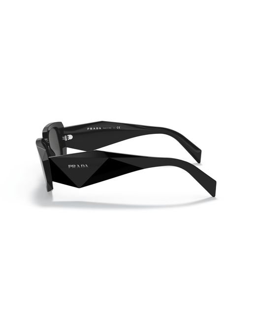 Prada Black Pr 17Ws 1Ab5S0 Sunglasses Acetate Squared Normal