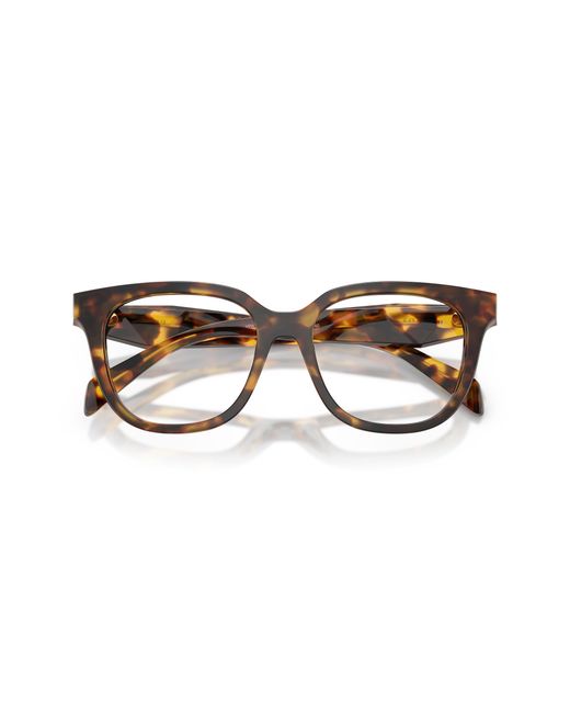 Prada Black Pr C11V 14L1O1 Optical Frames Acetate Butterfly Normal