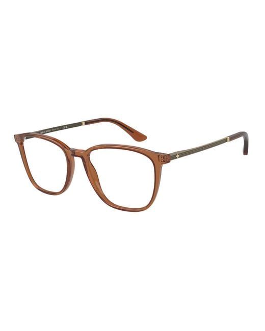 Giorgio Armani Black Ar7250 6046 Optical Frames Acetate Transparent Squared Normal for men