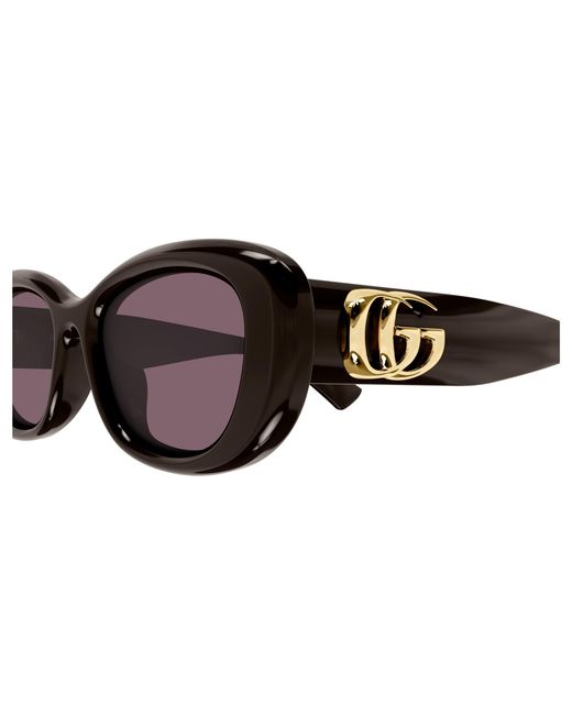 Gucci Black Gg1829Sk 004 Sunglasses Injected Round
