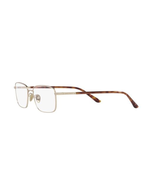 Giorgio Armani Black Ar5133 3002 Optical Frames Steel Transparent Squared Normal for men