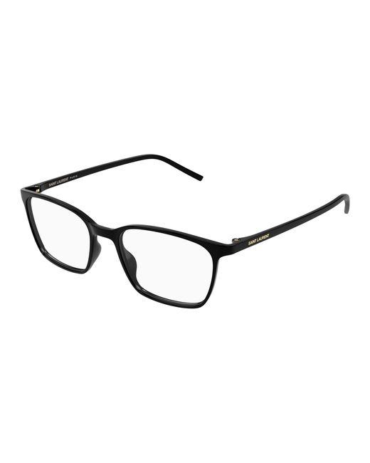 Saint Laurent Black Sl 885 001 Optical Frames Bio-Injected Transparent Squared