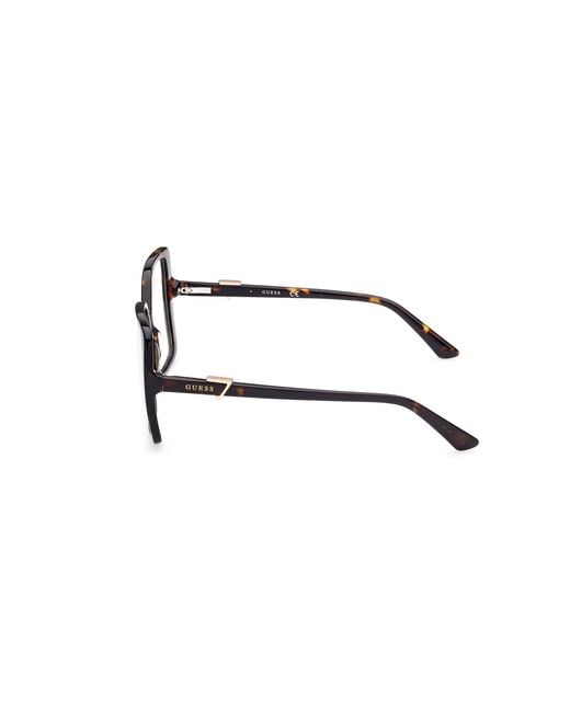 Guess Black Gu2876 052 Optical Frames Acetate Squared Normal