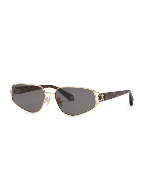 Roberto Cavalli Black Src175M 300Y Sunglasses Metal Geometric Normal
