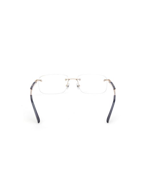 Timberland Black Tb50075 032 Optical Frames Metal Squared Normal for men