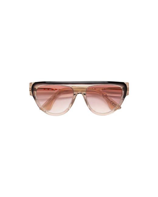 Marni Black Vuv Ziruna Faded Resin Sunglasses Acetate Pilot Normal Nuanced