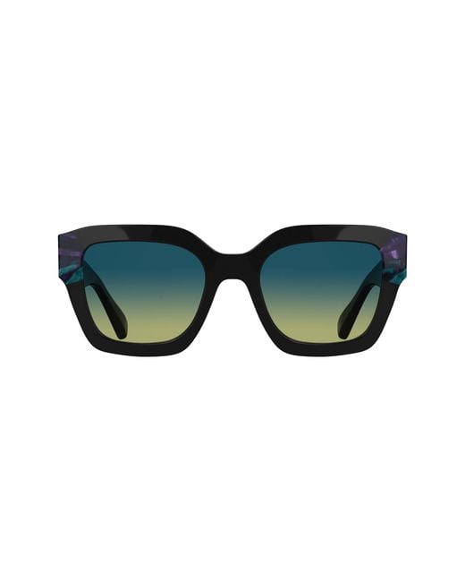 Longchamp Black Lo771S 007 Sunglasses Acetate Light Squared Normal Nuanced