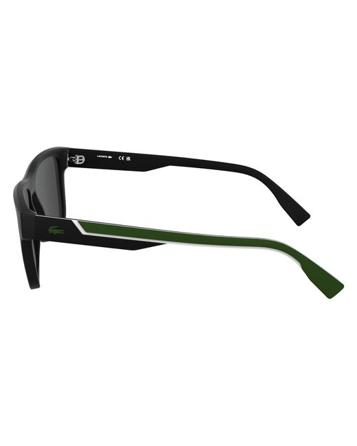 Lacoste Black L6058S 002 Sunglasses Bio-Inject Squared Normal for men