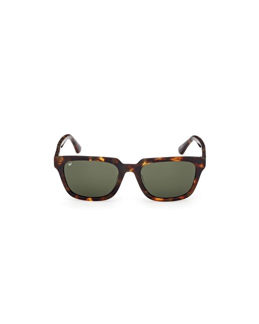 Web Black We0391 52N Sunglasses Acetate Squared Normal for men