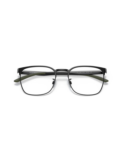 Emporio Armani Black Ea1135D 3014 Optical Frames Metal Transparent Pillow Normal for men