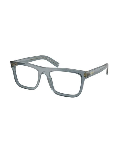 Prada Black Pr C03V 17T1O1 Optical Frames Acetate Pillow Normal for men
